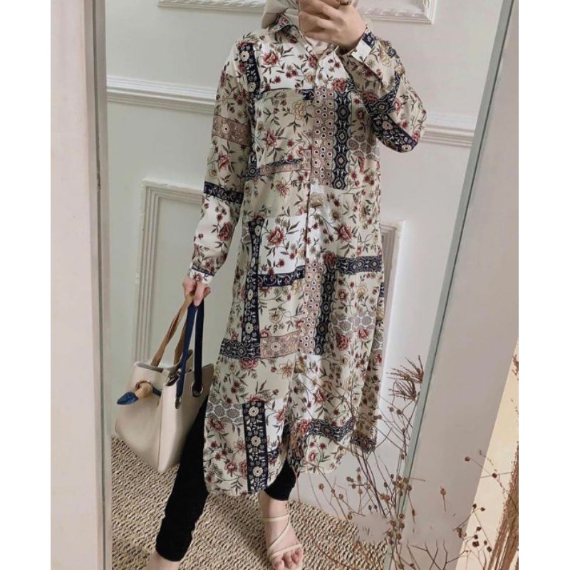 AZELLA TUNIK ETNIK (BISA COD)