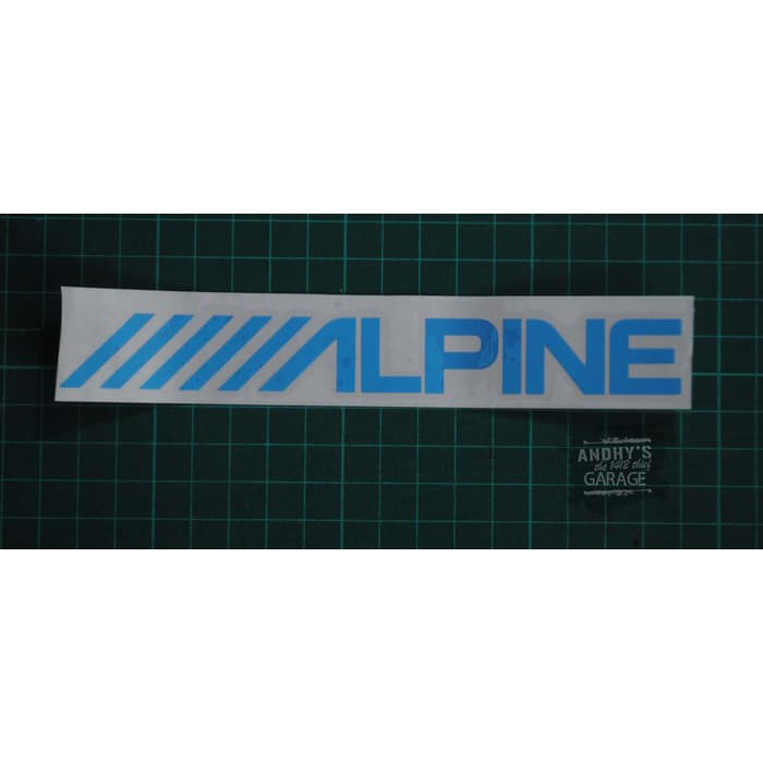 Sticker / Stiker Alpine