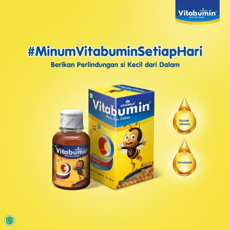 #RASM#VITABUMIN MADU IKAN GABUS 130 ML