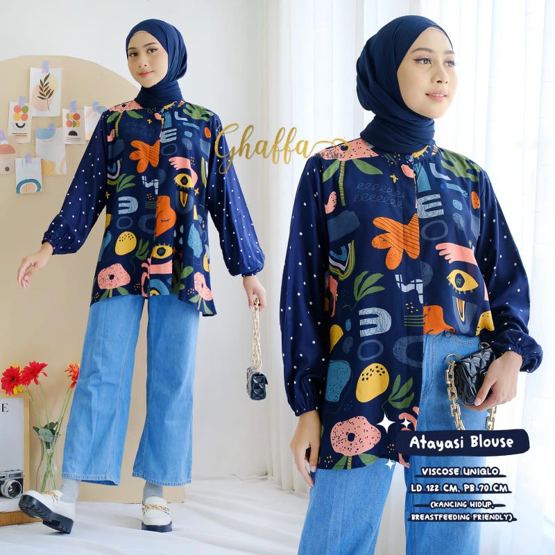 blouse oversize ori tulus