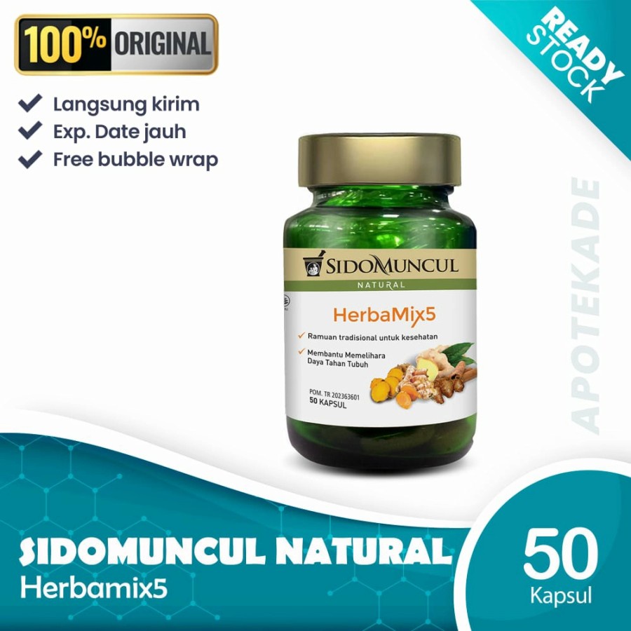 sidomuncul herbamix5 50 kapsul