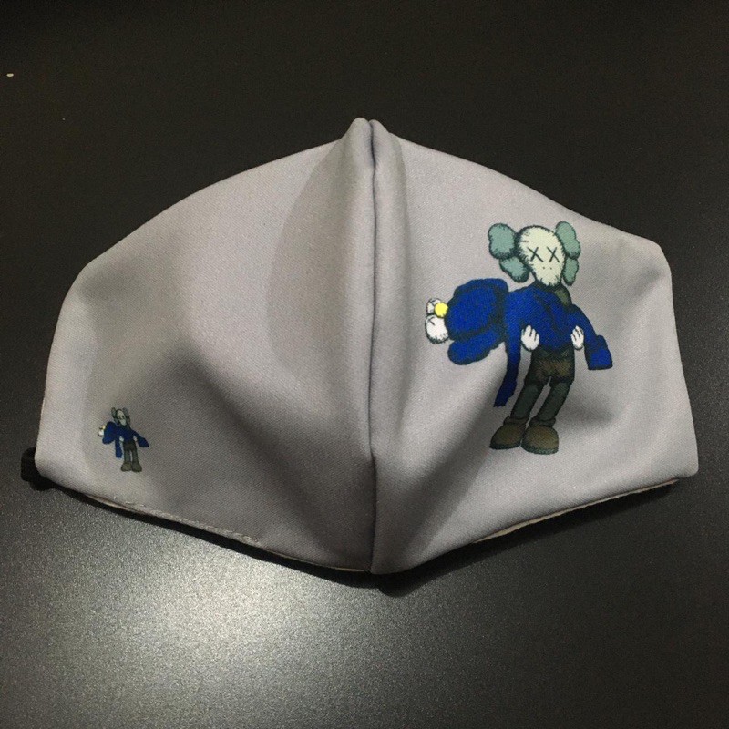Hypebeast Branded Mask Kaws GRAY