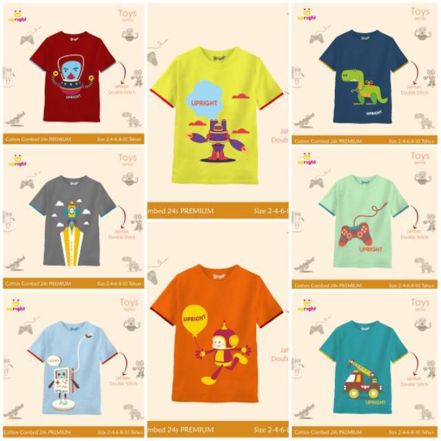 Kaos Upright size 2-10T