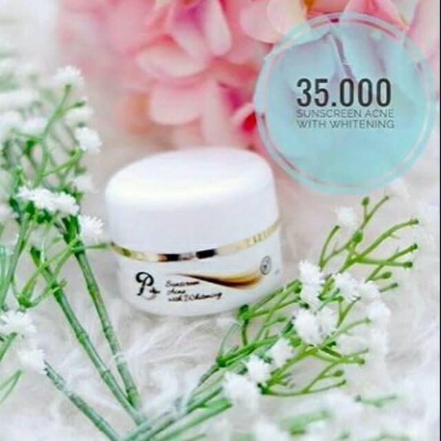 Sunscreen acne whitening