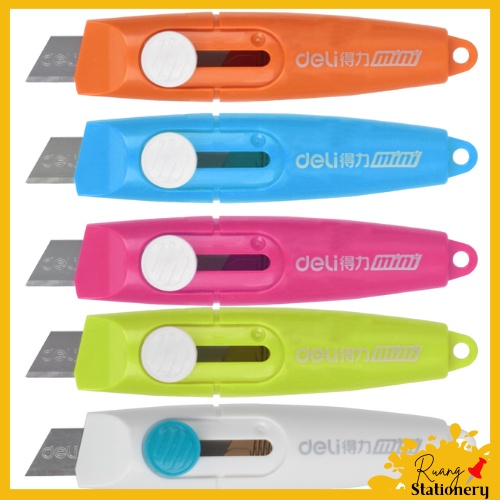 DELI Cutter Mini Pemotong Kertas E2020 Per Pcs