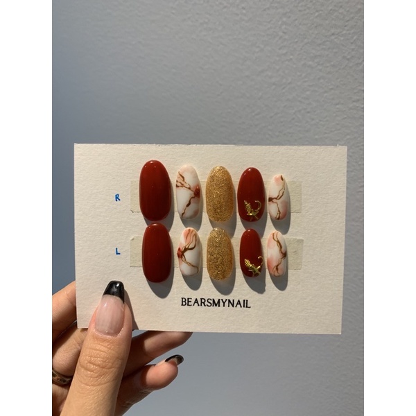 Press on Nails Chinese New year set 1 (code 8)