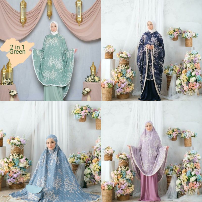 Mukena 2 in1 Rayon Premium