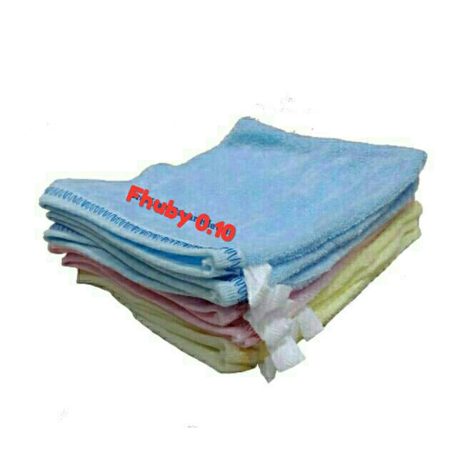 12Pcs Washlap Bayi Kotak Murah