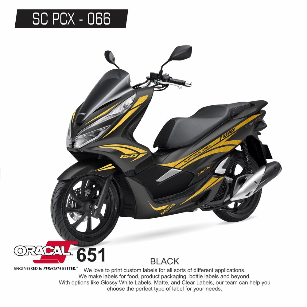 Cutting Sticker Honda PCX - 049
