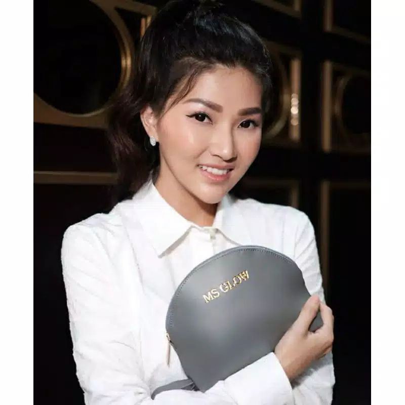 Pouch MS GLOW Abu-abu