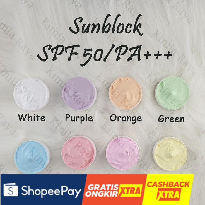 Sunblock SPF 50 Kiloan (1 kg)