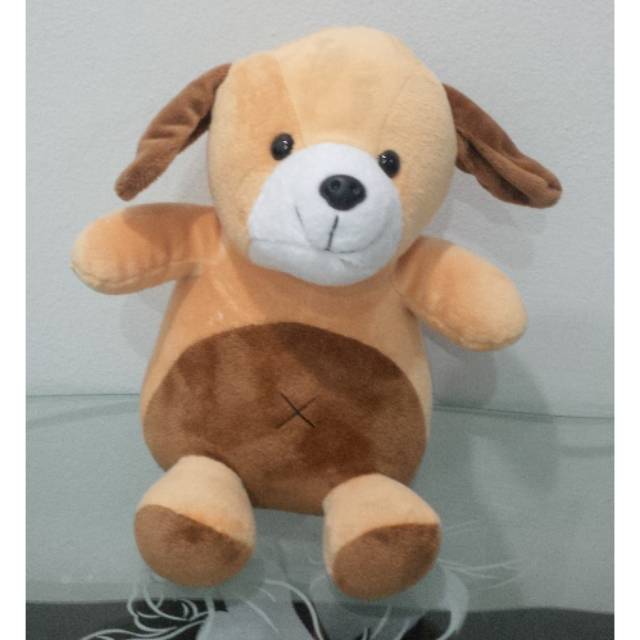 Boneka doggy coklat muda
