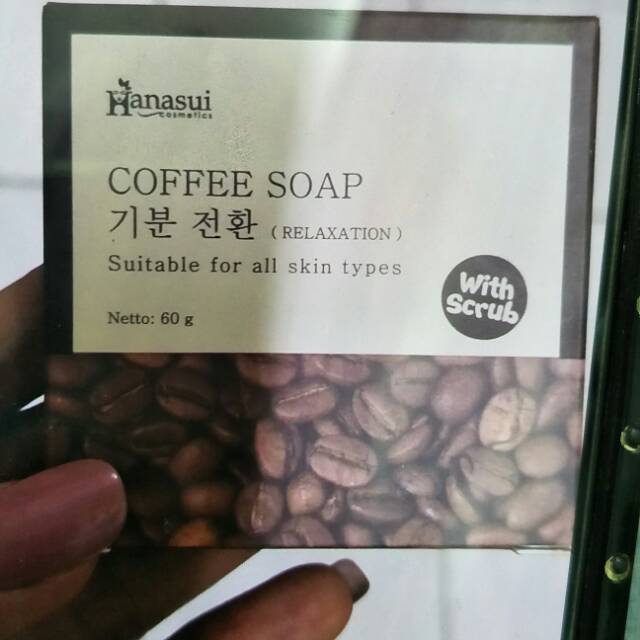Hanasui coffee soap