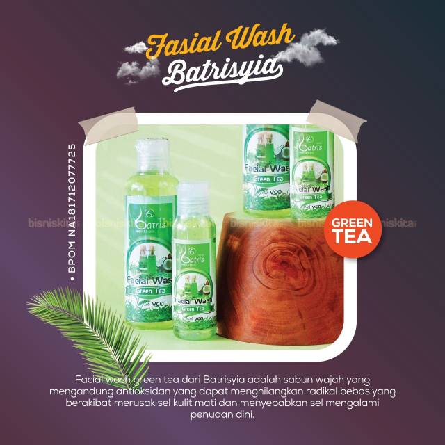 Facial wash green tea 100ml