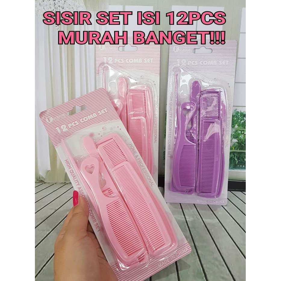 Sisir Set isi 12 pcs