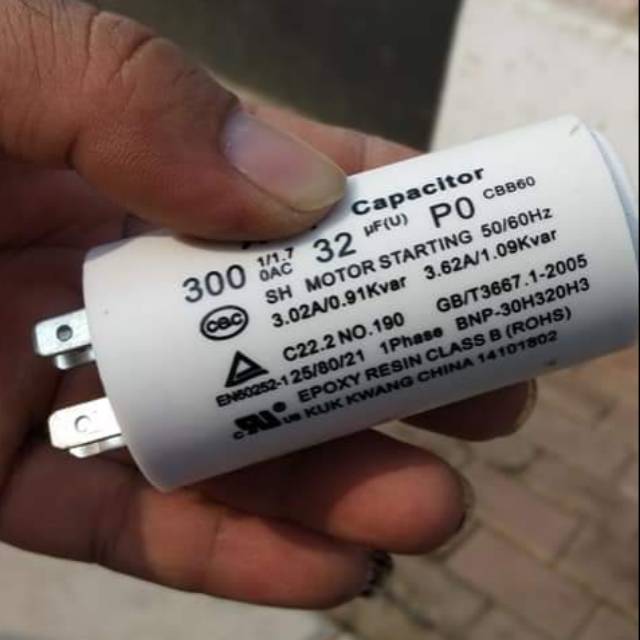 CAPASITOR STARTING KULKAS 32UF-300v