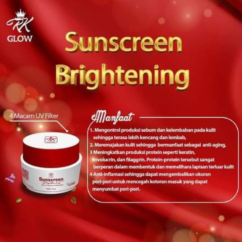 Sunscreen Brightening - RK GLOW