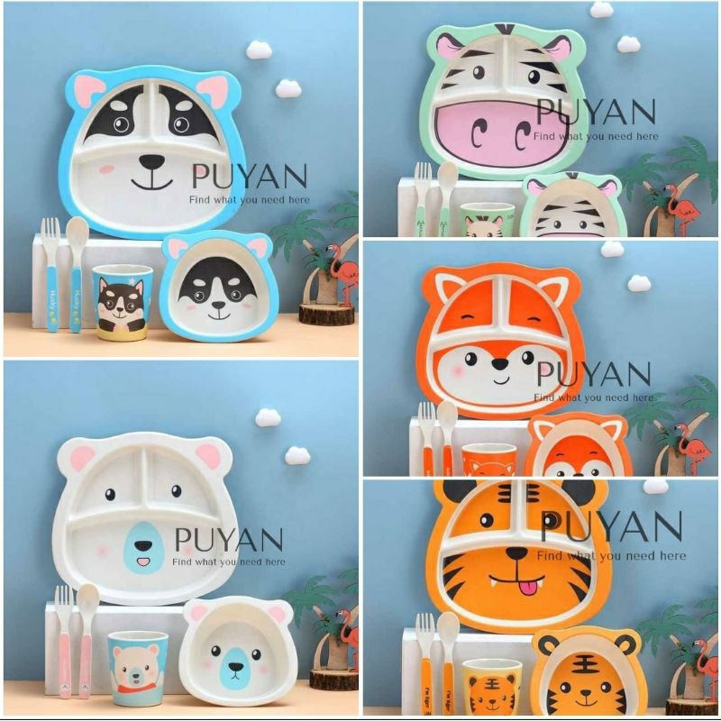 Bamboo Feeding Set