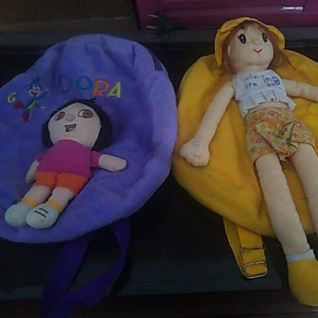 tas boneka second 15rb dapat 2