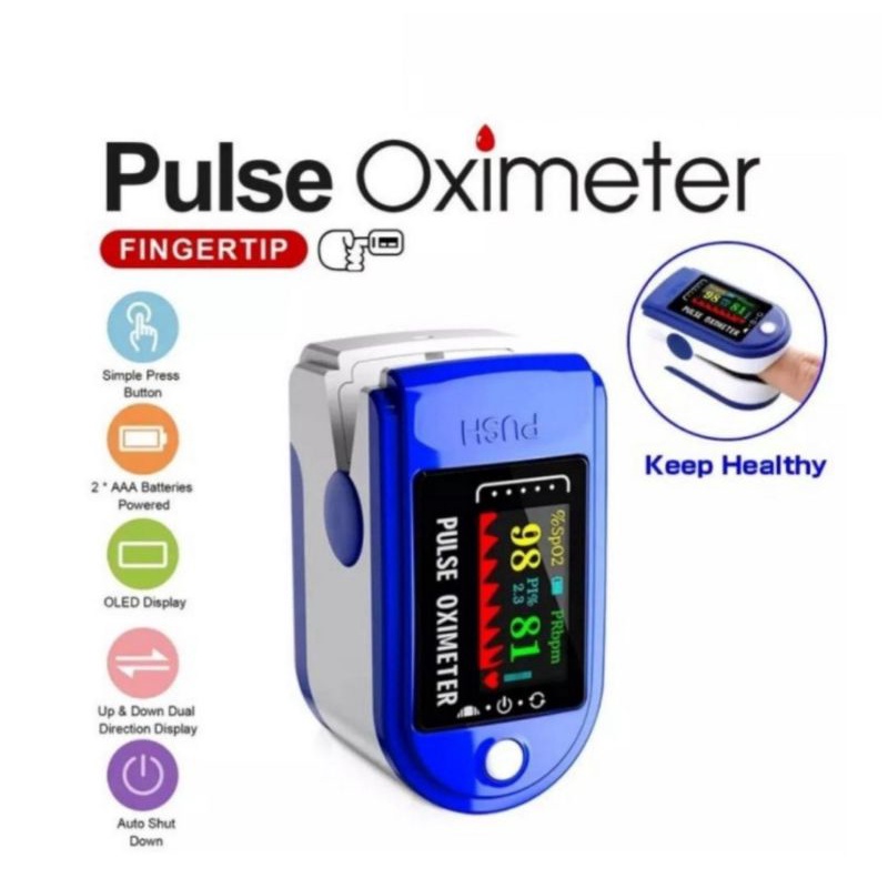 Fingertip Pulse Oxymeter  - LCD Full Colour