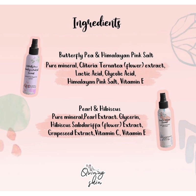 FACEMIST quinzy
