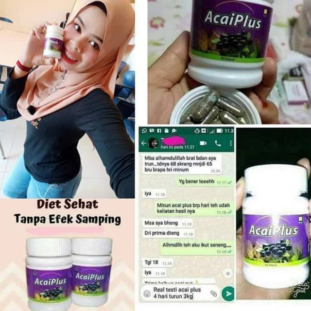 Acaiplus(suplemen penurun BB Herbal,aman,bpom)