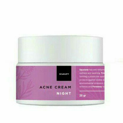acnecream night scarlett