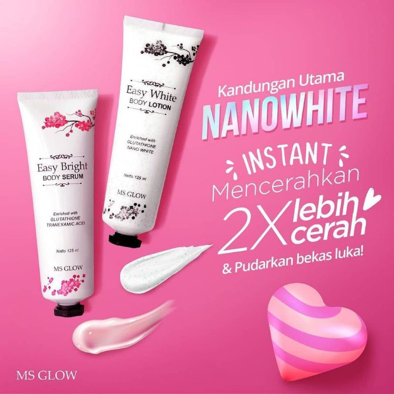 Easy white body lotion MS GLOW