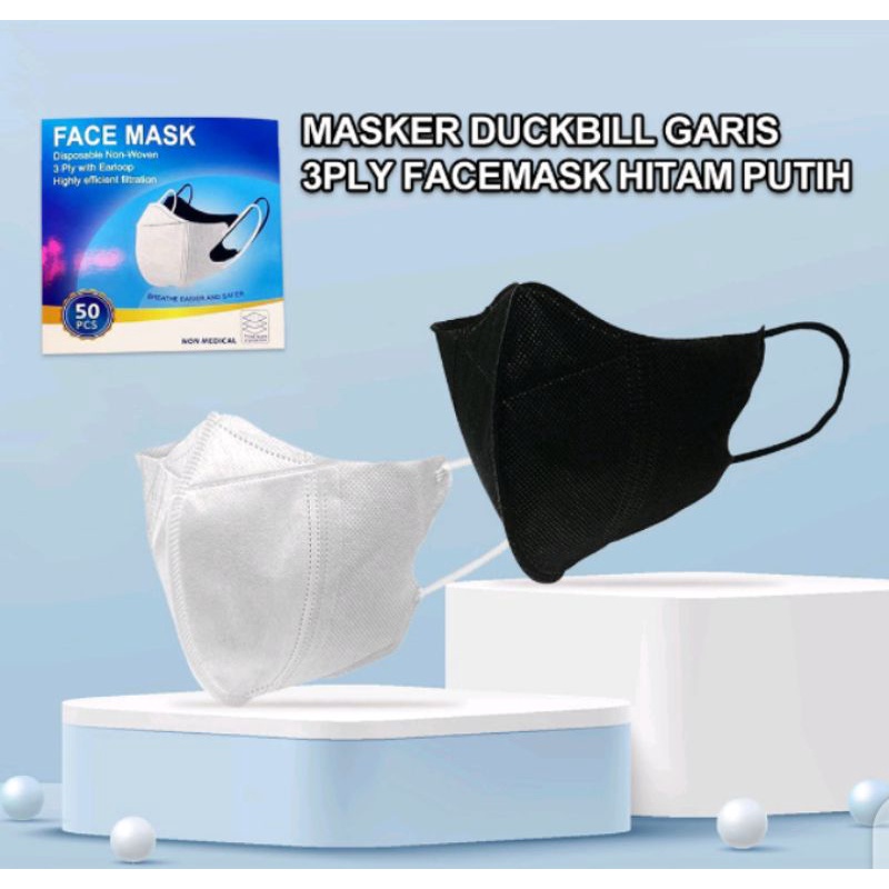 masker duckbill 50pc