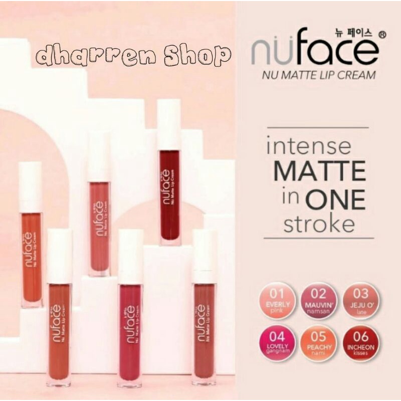 Nuface  Nu Matte Lip Cream 4gr