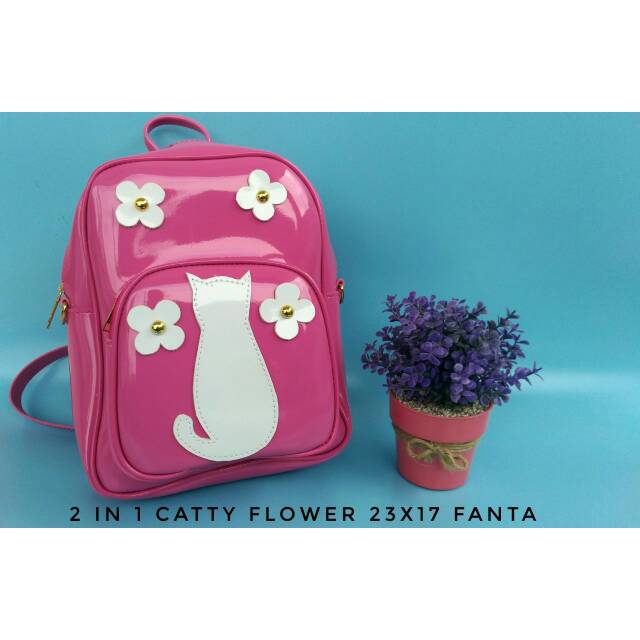 2 in 1 catty flower