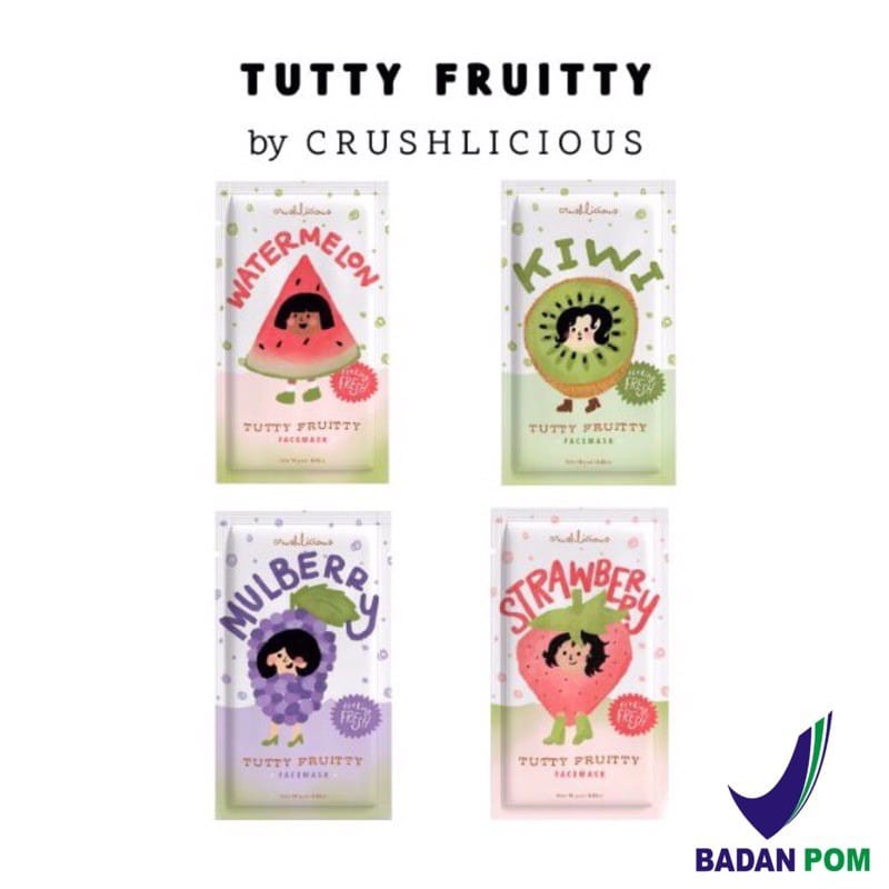 TUTTY FRUITTY MASK BY CRUSHLICIOUS