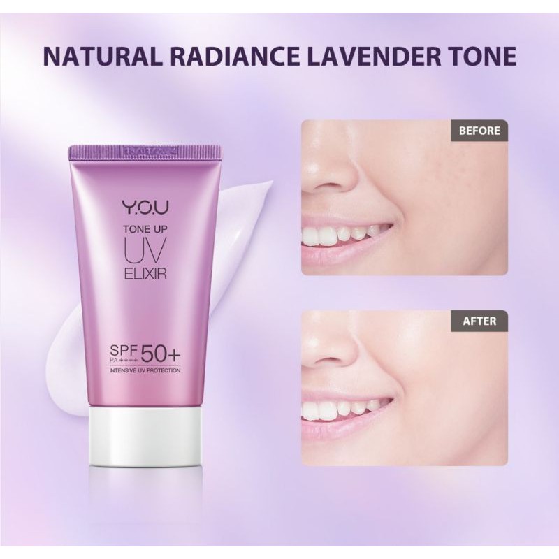 You Sunscreen Tone Up UV Elixir SPF 50+/PA+++ 40ml