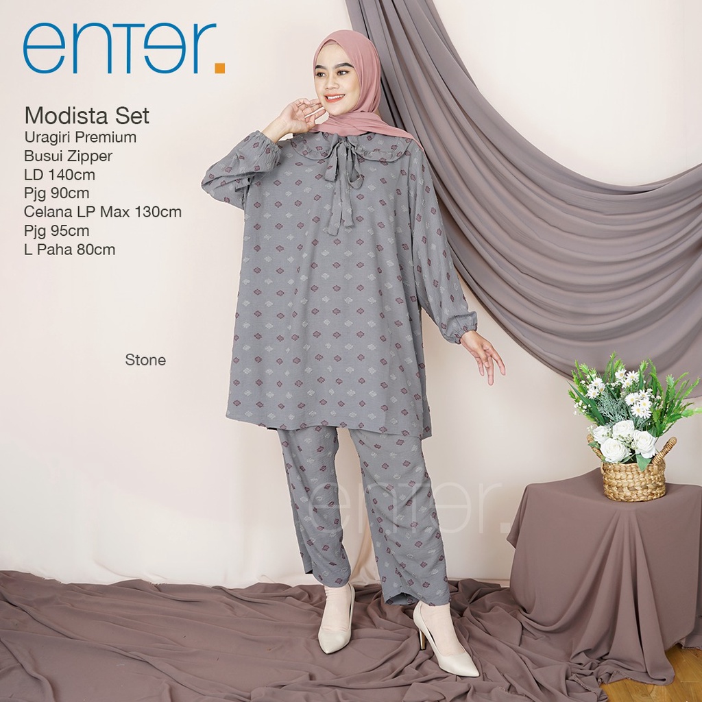 SETELAN JUMBO MODISTA SET ORI ENTER