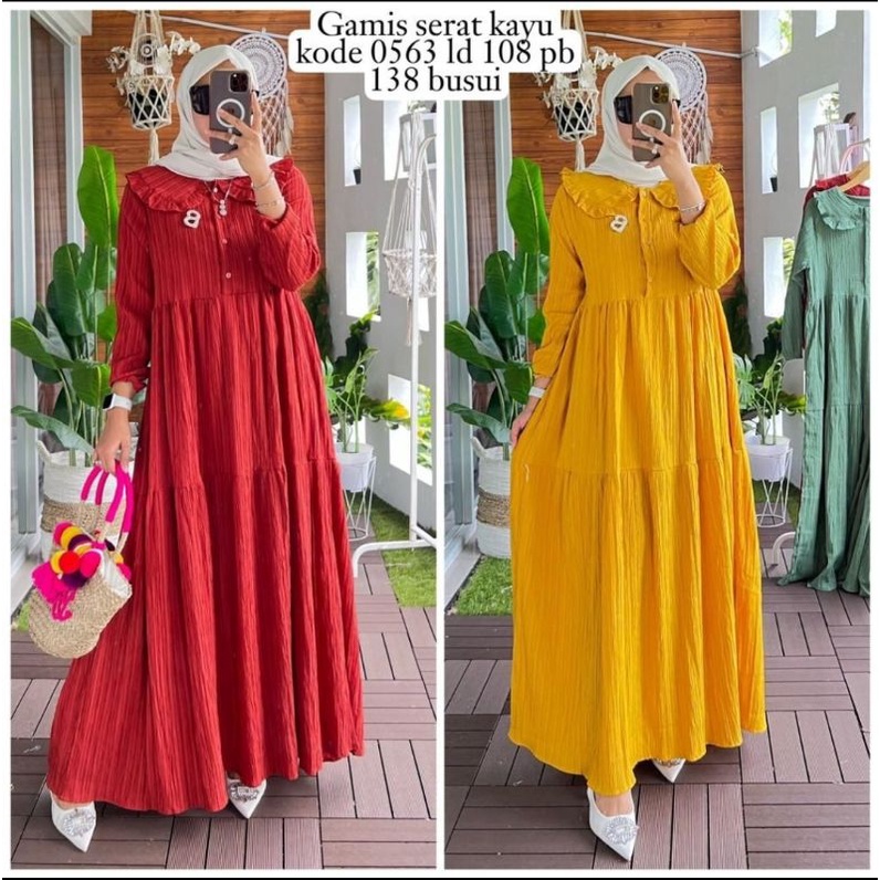 gamis serat kayu