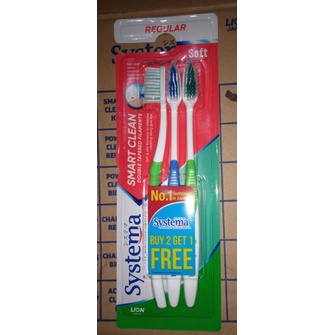SYSTEMA Sikat Gigi Smart Clean 3pcs