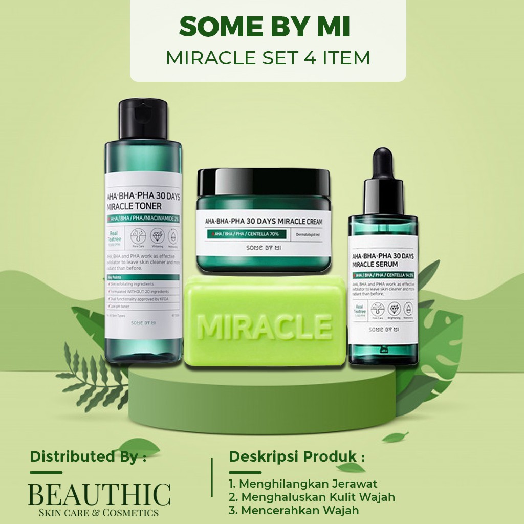 SOMEBYMI AHA BHA PHA 30 DAYS MIRACLE SET 4 ITEMS