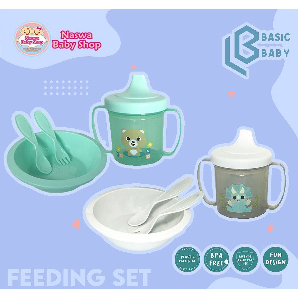 Basic Baby Feeding Set Peralatan Makan