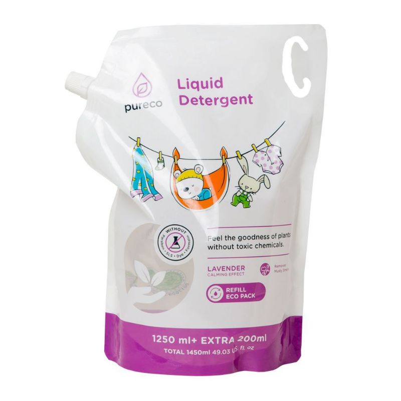 PURECO- Liquid Detergent Lavender REFILL