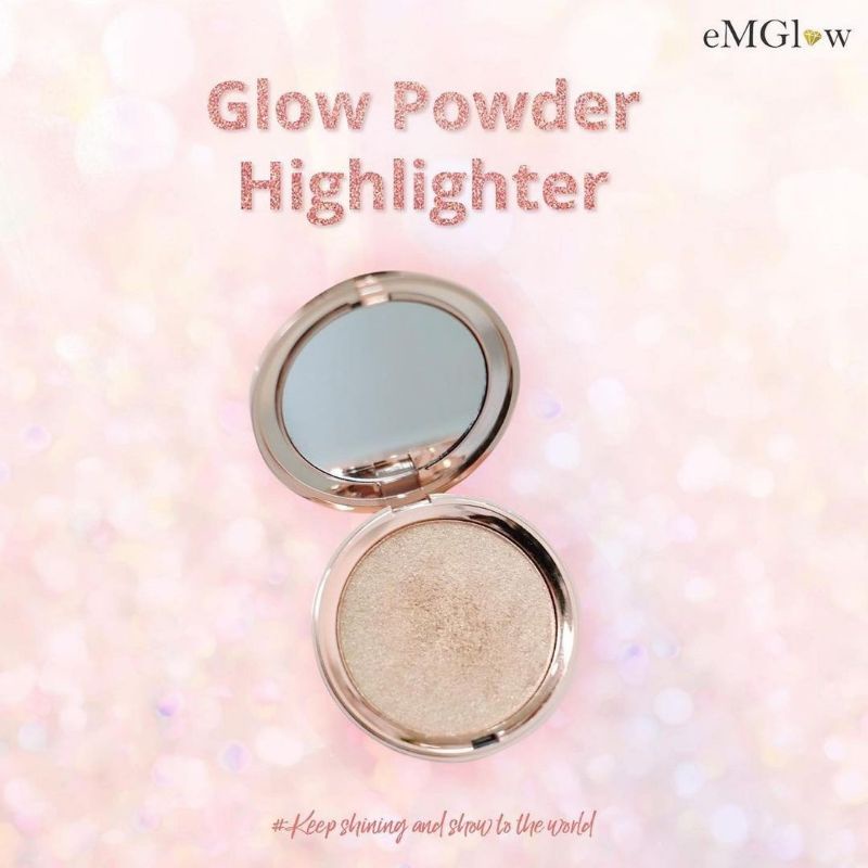 eMglow Highlighter Pressed Powder