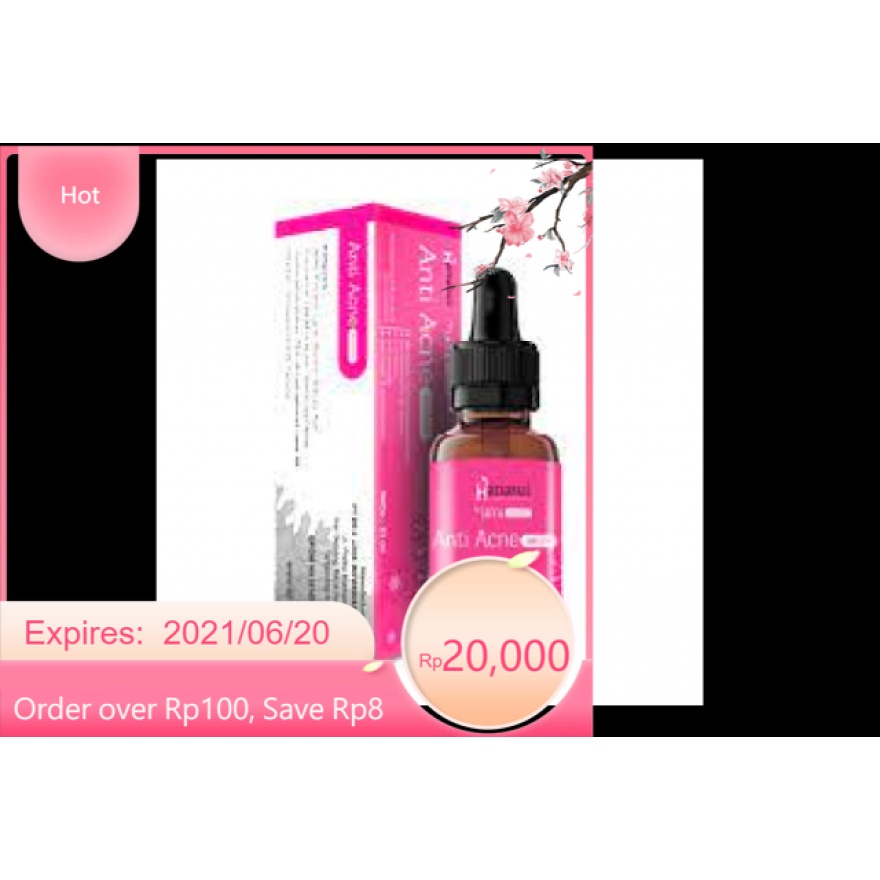 HANASUI SERUM ANTI ACNE 20ML