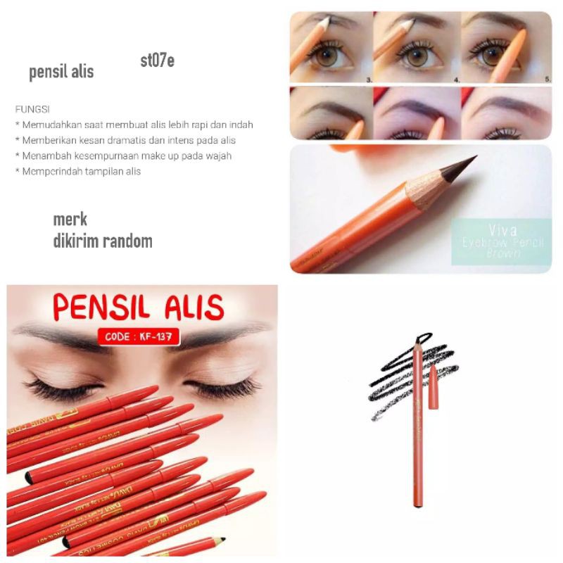 pensil alis kayu