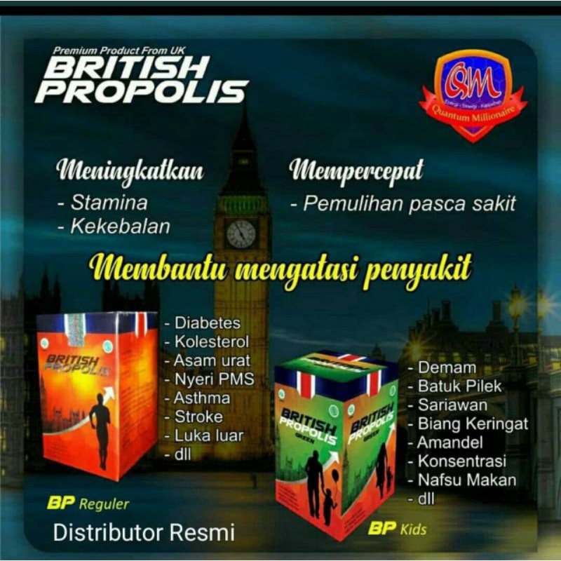 British Propolis 100%Ori