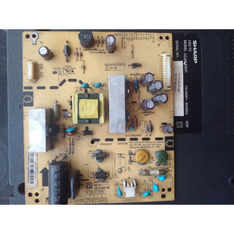 psu powersupply tv led sharp lc24le507