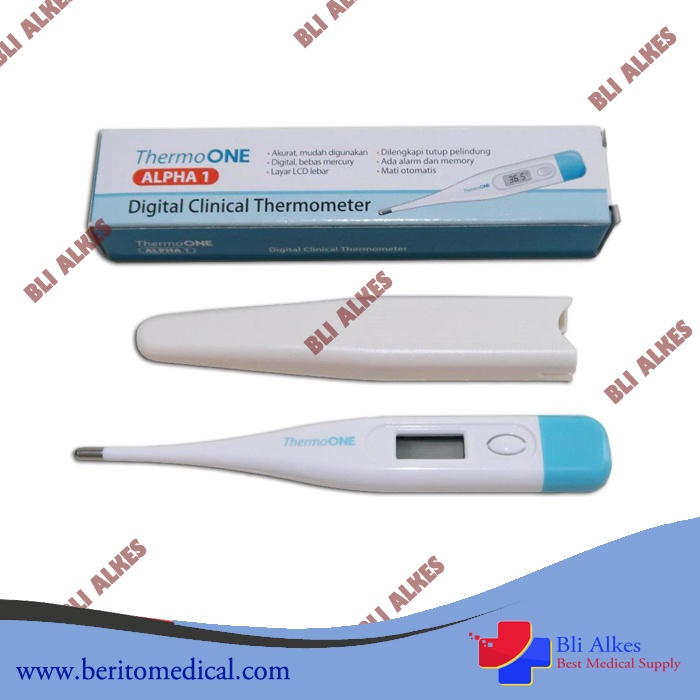 Original Termometer Digital Cepat dan Akurat Alpha One Termometer Alpha one termometer onemed