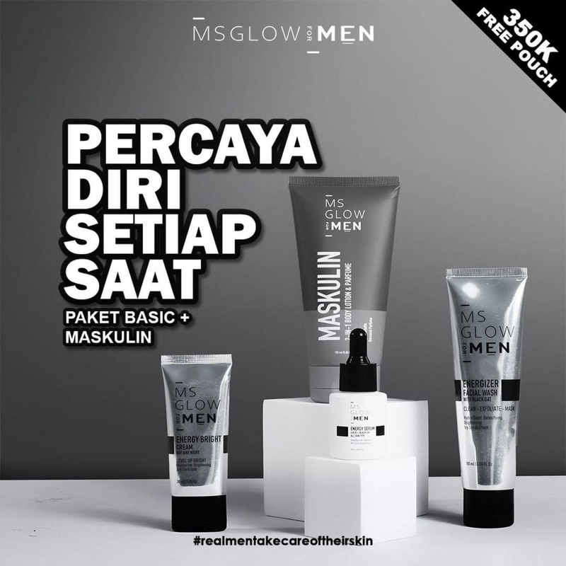 Paket Basic For Men + Maskulin 2in1 Hand n bodi
