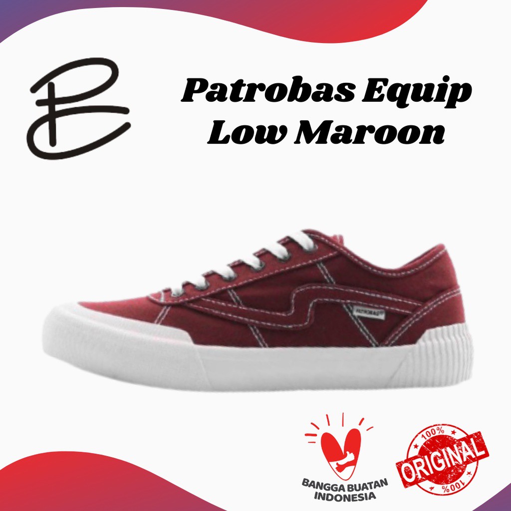 PATROBAS EQUIP LOW MAROON / PATROBAS ORIGINAL