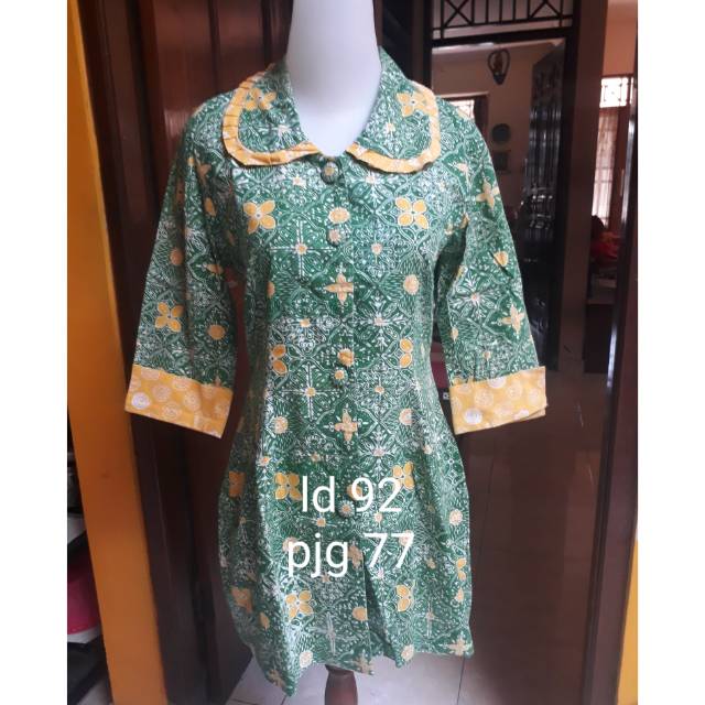 Preloved batik hijau kuning