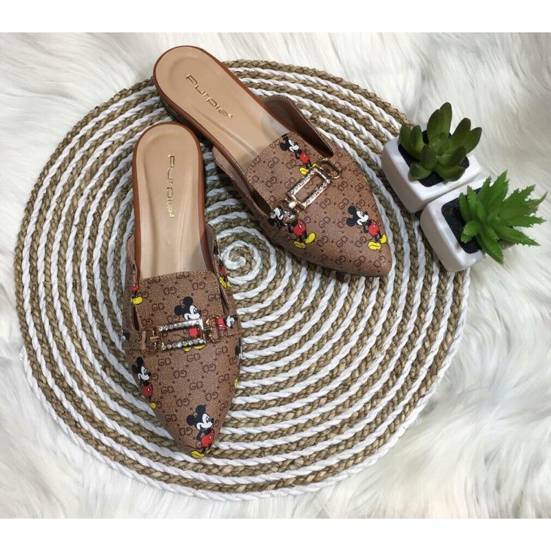 REALPICT sandal flat mickey