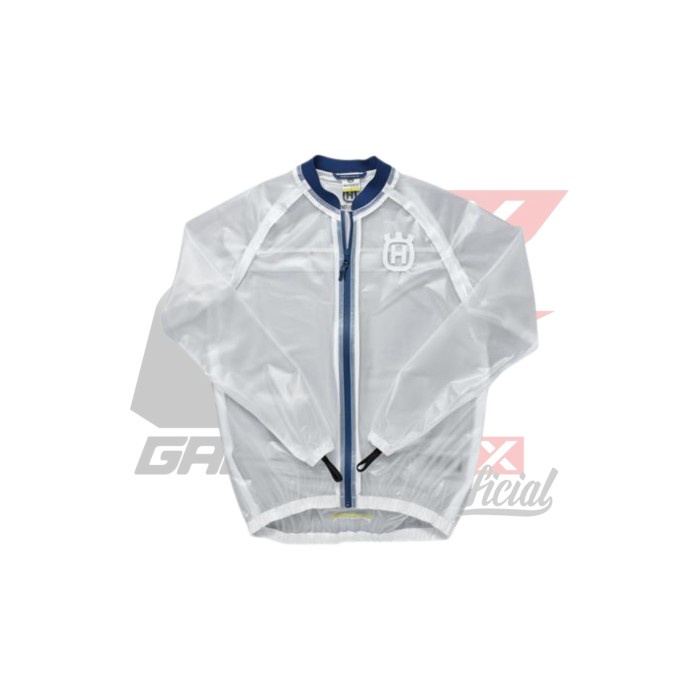 RAIN JACKET HUSQVARNA - TRANSPARENT